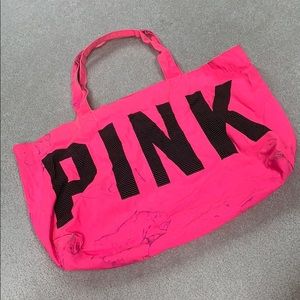Victoria’s Secret pink tote bag